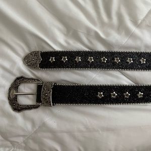 star rhinestone belt